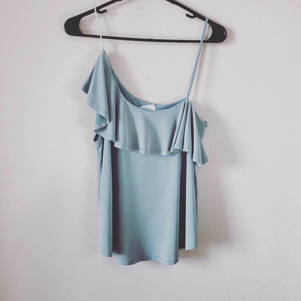 Teal One Shoulder Top | Perfect Condition | S